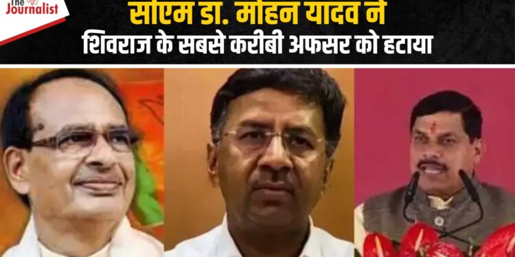 CM Mohan Yadav ने आते ही शुरू की प्रशासनिक सर्जरी, Shivraj के सबसे ख़ास अधिकारी को हटाया